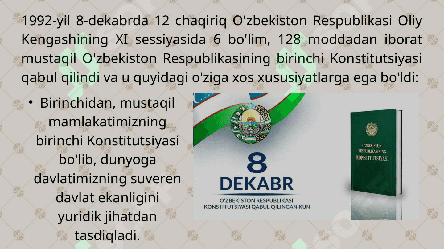 “ Mustaqil Oʻzbekistonda konstitutsiyaviy-huquqiy normalarning shakllanishi va rivojlanishi’’ mavzusida tayyorlagan taqdimoti 3