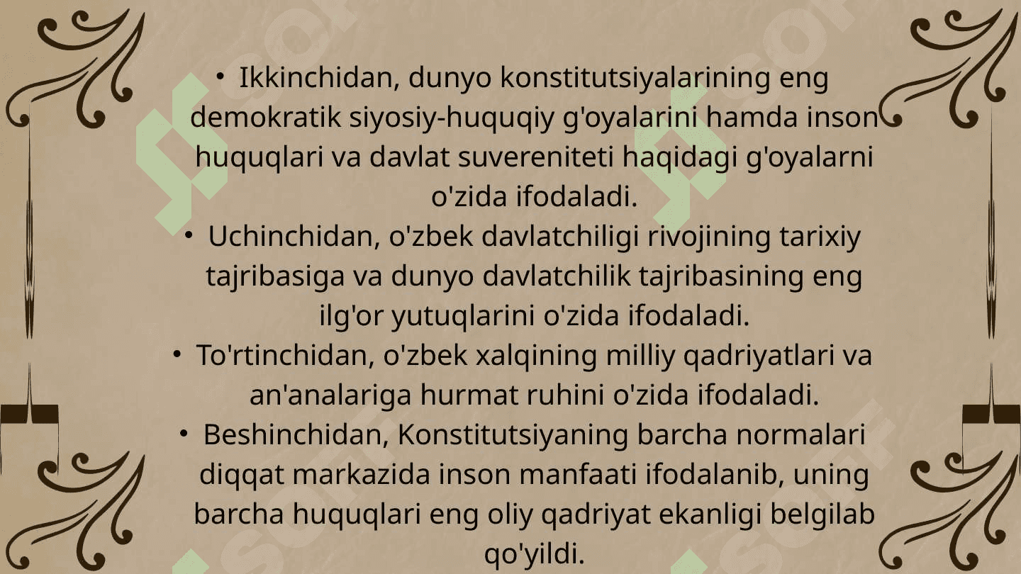 “ Mustaqil Oʻzbekistonda konstitutsiyaviy-huquqiy normalarning shakllanishi va rivojlanishi’’ mavzusida tayyorlagan taqdimoti 4