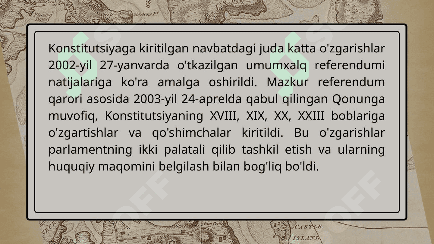 “ Mustaqil Oʻzbekistonda konstitutsiyaviy-huquqiy normalarning shakllanishi va rivojlanishi’’ mavzusida tayyorlagan taqdimoti 6