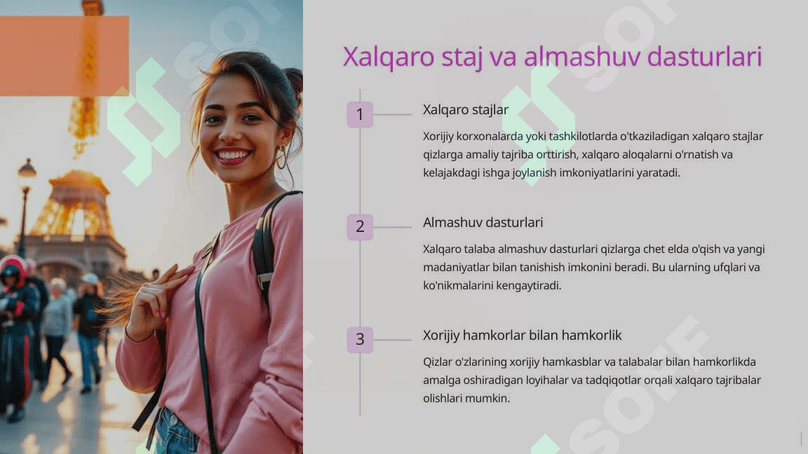 Qizlarga imkon: Xalqaro ta'lim yo'li 4