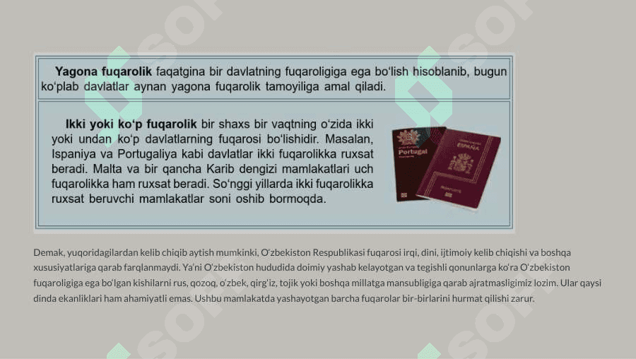 O'zbekiston Respublikasi Fuqaroligi 4