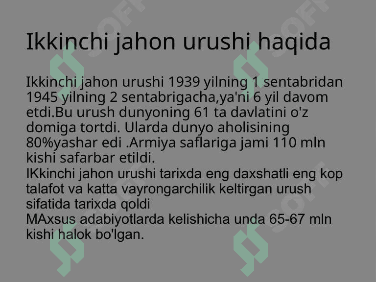Sssr ikkinchi jahon urushi arafasida va urush yillarida 3
