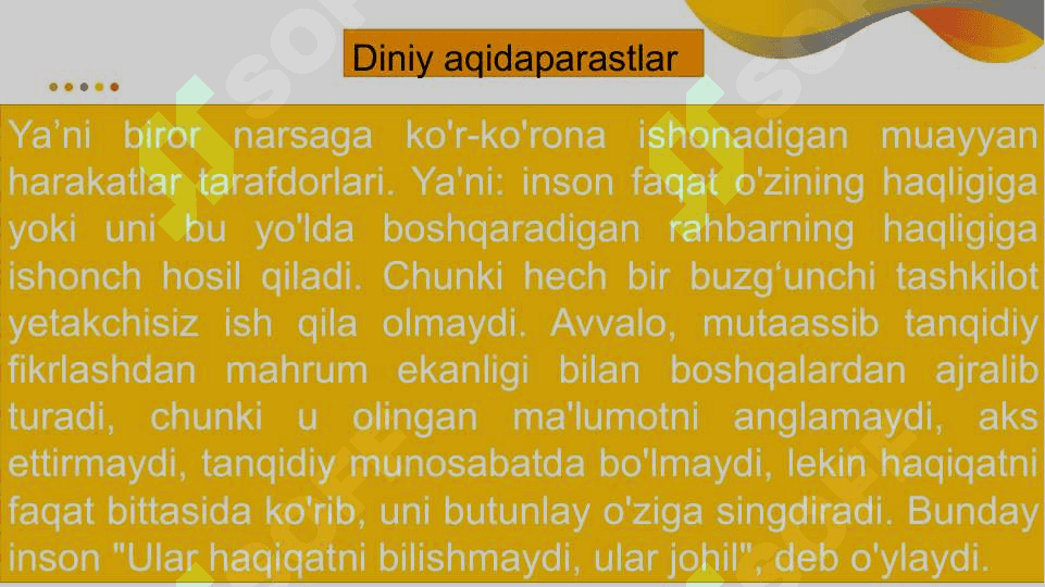 Missionerlik va uning mohiyati. Zamonaviy missionerlik uyushmalari. 4