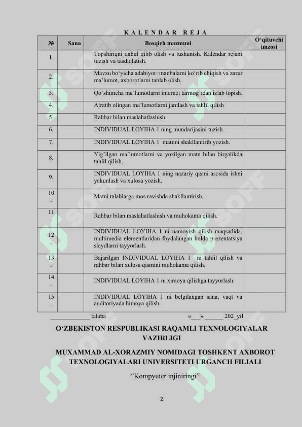 Ma`lumotlar bazasi fanidan test va amaliy topshiriqlar jamlangan web sayt ishlab chiqish 2
