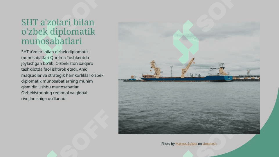 Shanxay hamkorlik tashkiloti bilan Oʻzbekistonning aloqalari 4