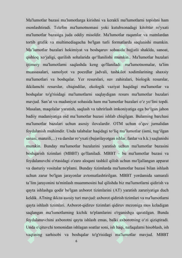 Maktab o‘quvchilari va ularning sinov natijalarini boshqarish uchun ma’lumotlar bazasini yaratish 8