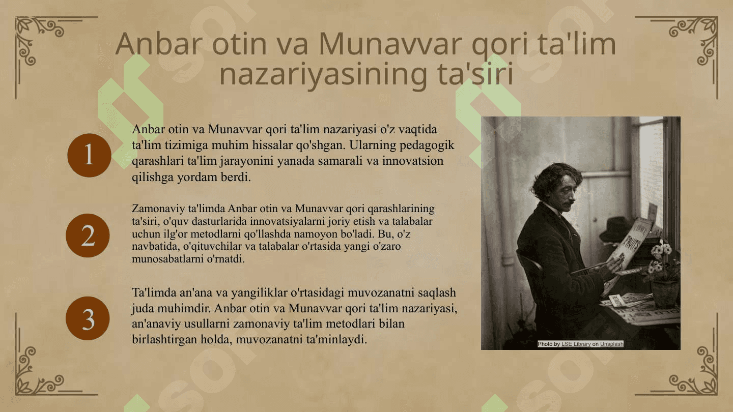 Anbar otin va Munavvar qori Abdurashidxonovning pedagogik qarashlari 4