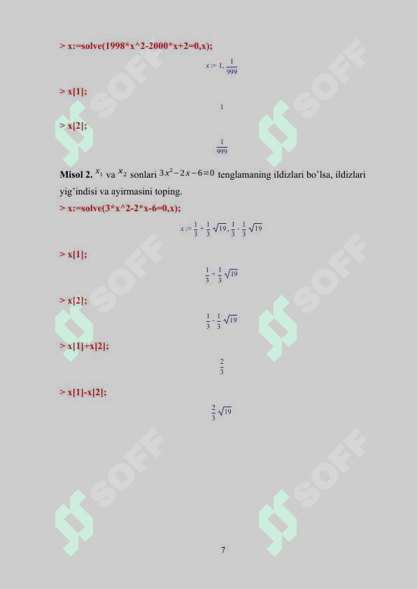 MATEMATIK TIZIMLARDA TENGSIZLIKLAR VA TENGSIZLIKLAR SISTEMASINI YECHISH 6