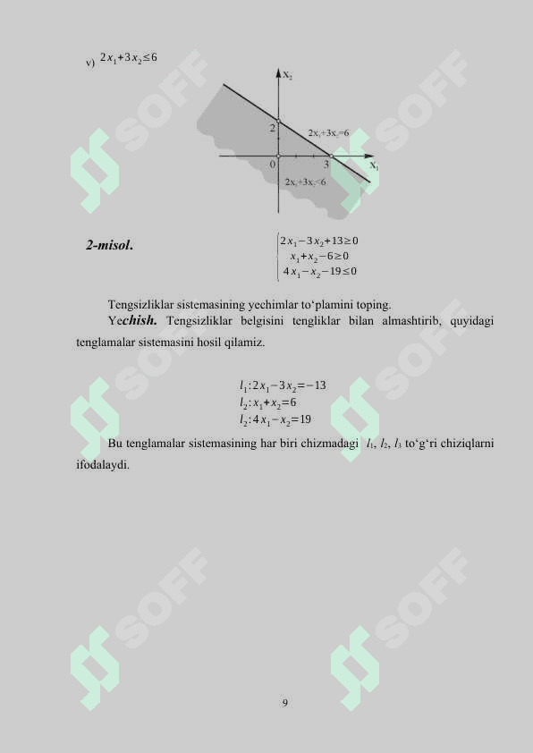 MATEMATIK TIZIMLARDA TENGSIZLIKLAR VA TENGSIZLIKLAR SISTEMASINI YECHISH 8