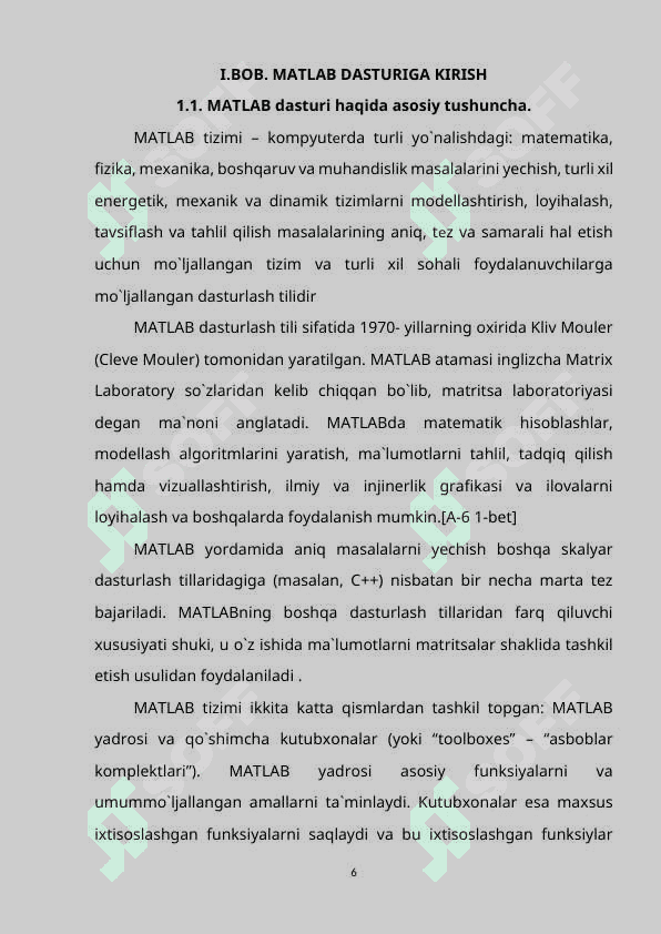 MATLABDA FUNKSIYA GRAFIGINI CHIZISH 5