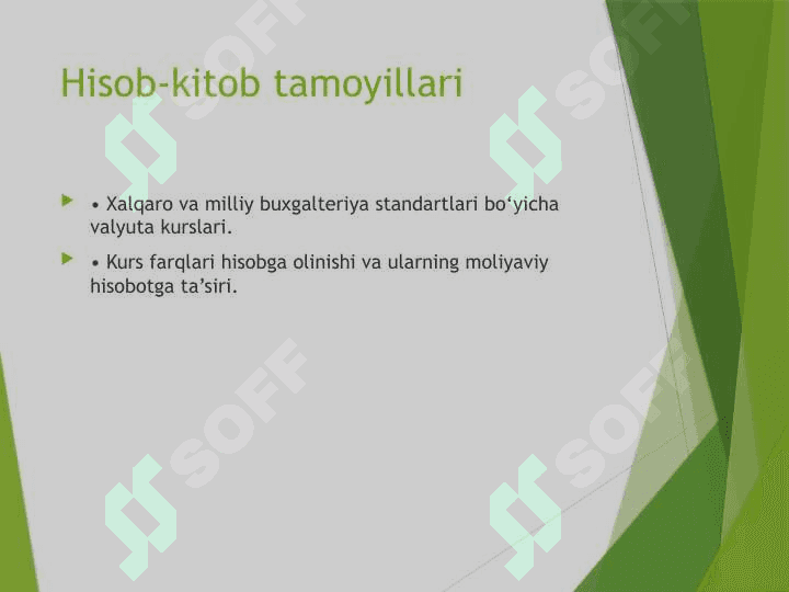 22-son BHMS Chet el valyutasida ifodalangan aktivlar va majburiyatlarning hisobi.pptx 6