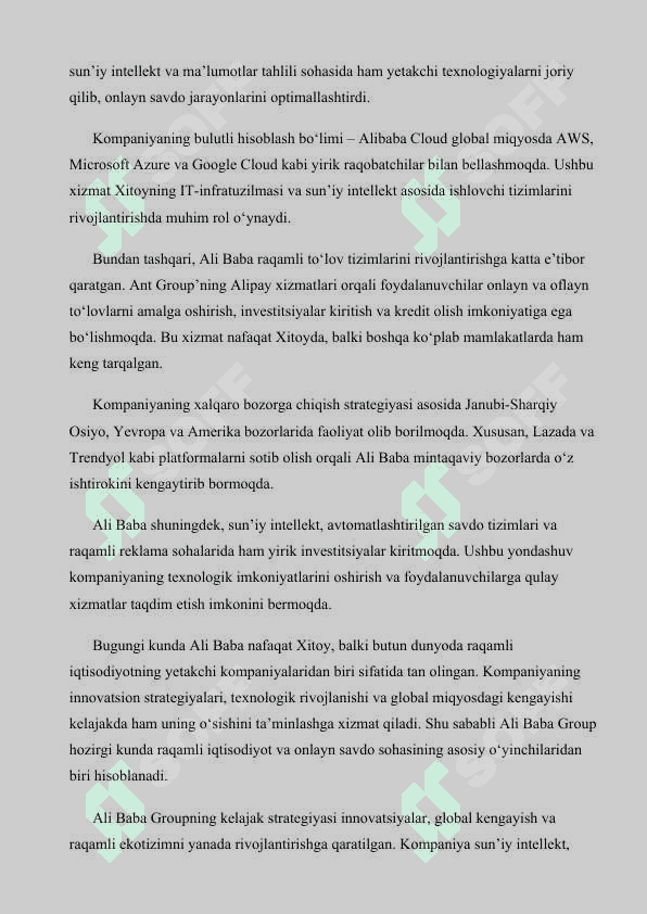 Ali Baba raqamli iqtisodiyotida global elektron tijorat lideri sifatida.docxAli Baba raqamli iqtisodiyotida global elektron tijorat lideri sifatida.docx 4