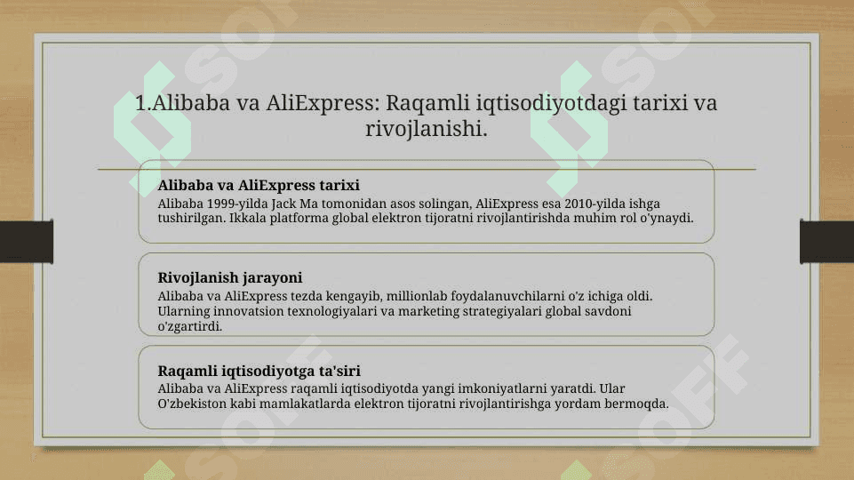 Ali bobo Ali bobo raqamli iqtisodiyotida global elektron tijorat lideri sifatida.pptxiqtisodiyotida global elektron tijorat lideri sifatida.pptx 4