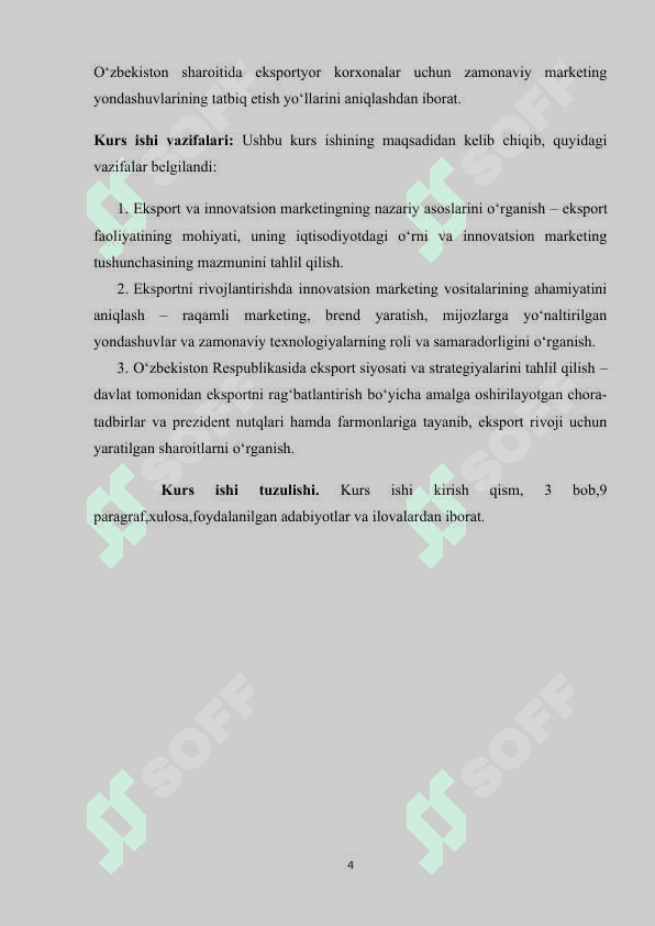 EKSPORTNI RIVOJLANTIRISHDA INNOVATSION MARKETINGNI AXAMIYATI VA STRATEGIYALARI 4