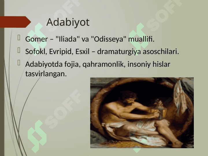 Qadimgi yunoniston madaniyati 6
