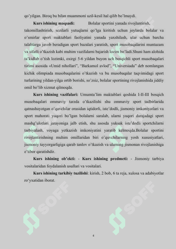 Ko‘p yillik trenirovkaning etaplari va unda hal qilinadigan masalalar 3