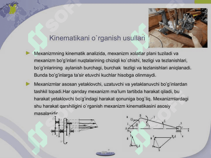 MEXANIZMLARNING KINEMATIK ANALIZI 2