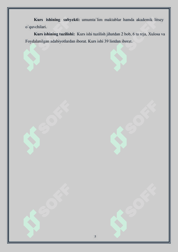Kampyuter grafikasi. Adobe  photoshop dasturidan foydalanishning  ahamiyati va imkoniyatlari 5