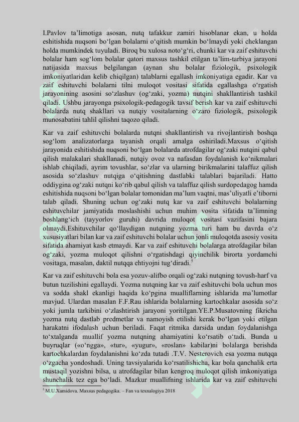Eshitishda nuqsoni bo‘lgan bolalarni savodga o‘rgatishning zamonaviy usullari. 8