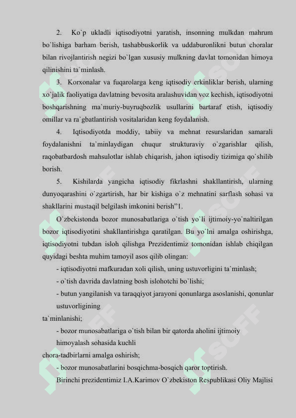 Bozor iqtisodiyotini tartibga solishda davlatning  roli 3