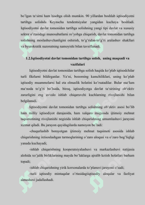 Bozor iqtisodiyotini tartibga solishda davlatning  roli 7