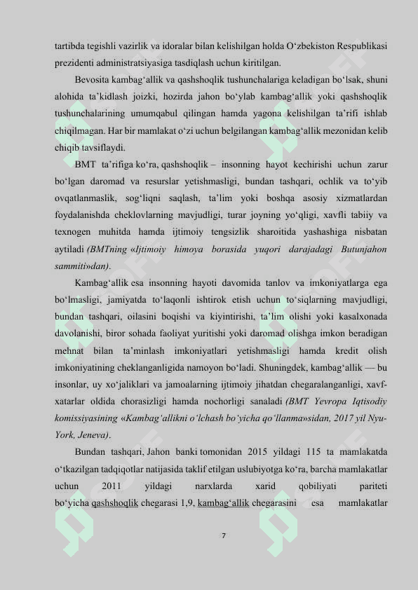 Jahonda (Osiyo davlatlari)da kambag‘allik va qashshoqlikning kamayishi 7