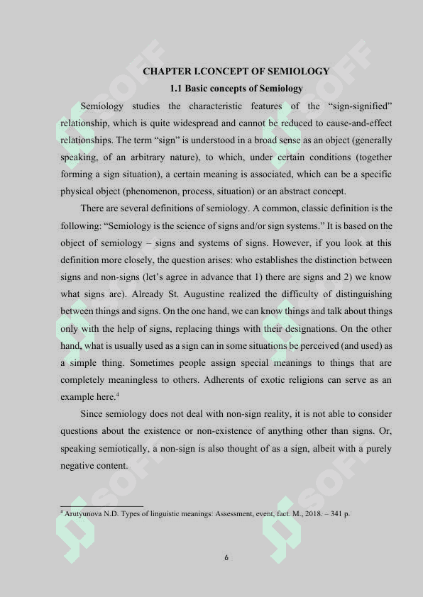 Semiology types of meaning 5