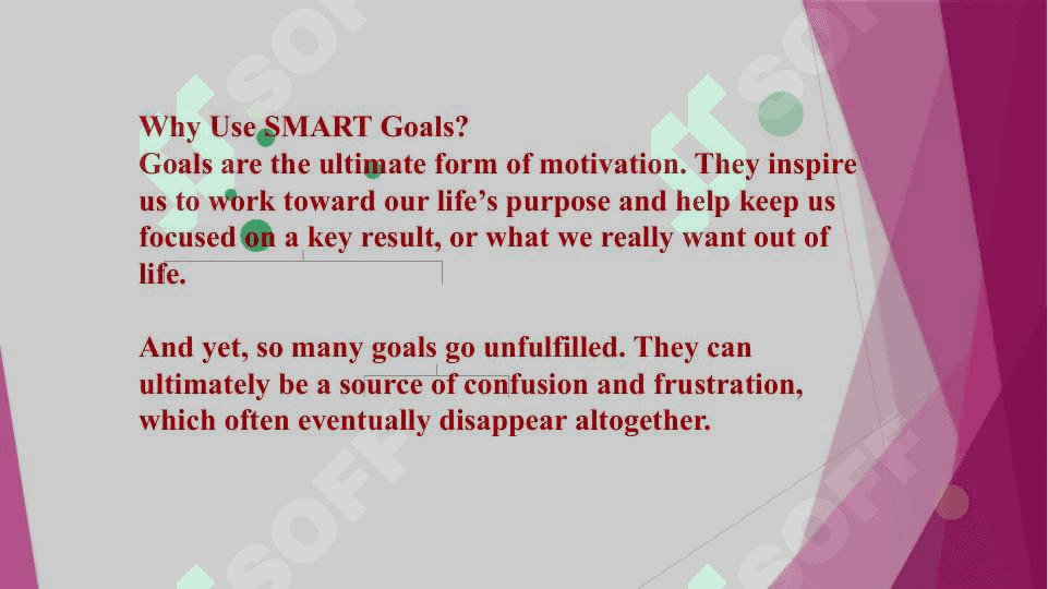 Setting goals. SMART goals 6