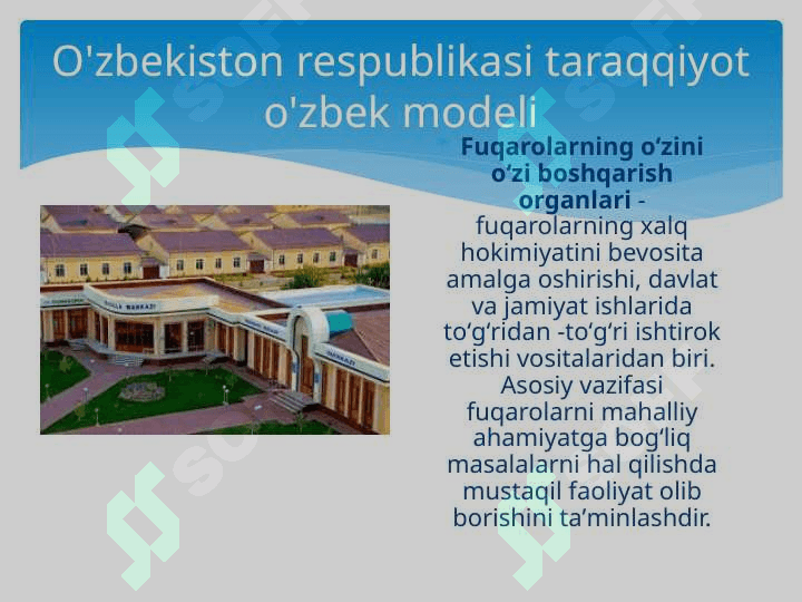 Mavzu Maxalla - ijtimoiy oʻz-oʻzini boshqarish organi 2