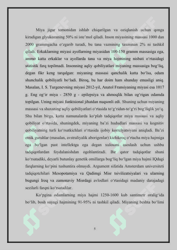 Odam miyasi anatomiyasi 5