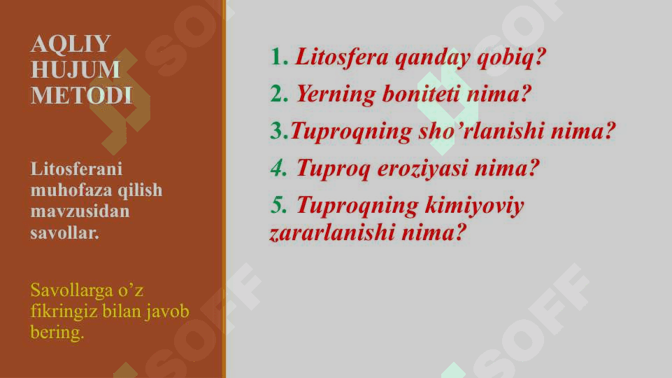CHIQINDILARNI HOSIL BO’LISH MANBALARI VA SABABLARI, ULARNING SINFLANISHI 2
