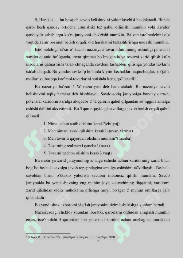 ISTEMOLCHI XULQINING NAZARIY ASOSLARI 7