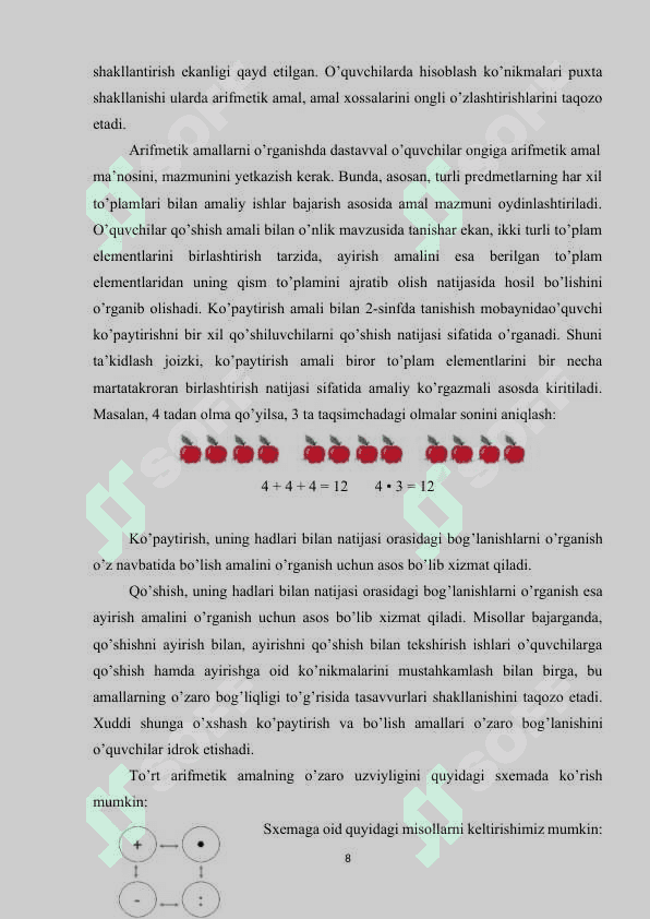 ONLIK YUZLIK KONSENTRIDA NOMERLASHGA O’RGATISH METODIKASI 8