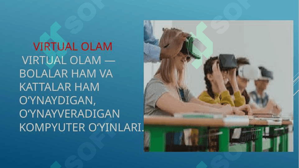 Vertual olamdan foydalanish va himoyalanish 2