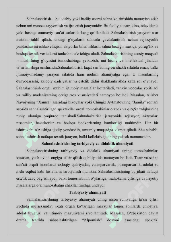 Maktabgacha ta‘lim tashkilotining turli yosh guruhlarida sahnalashtirish  faoliyatining asosiy vazifalari 25 3