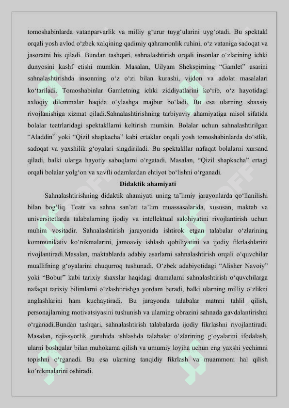 Maktabgacha ta‘lim tashkilotining turli yosh guruhlarida sahnalashtirish  faoliyatining asosiy vazifalari 25 4