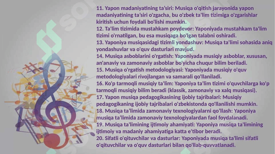Yaponiya musiqa ta'lim tizimi 4