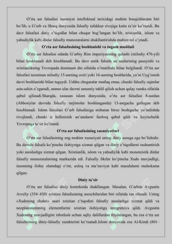O’rta asr falsafasi 25. 3