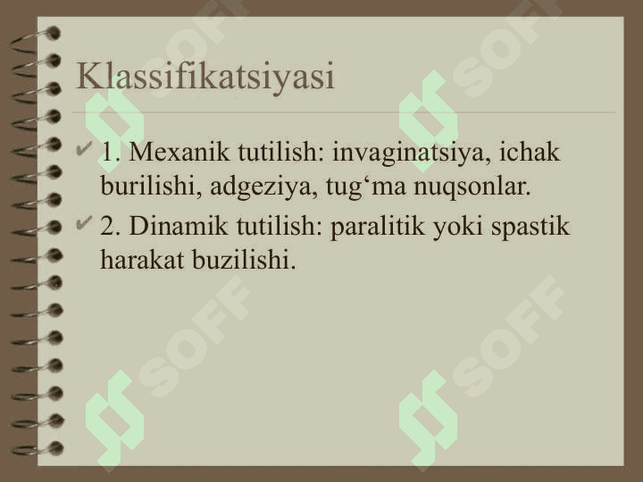 Bolalarda O‘tkir Ichak Tutilishi Sindromi 3