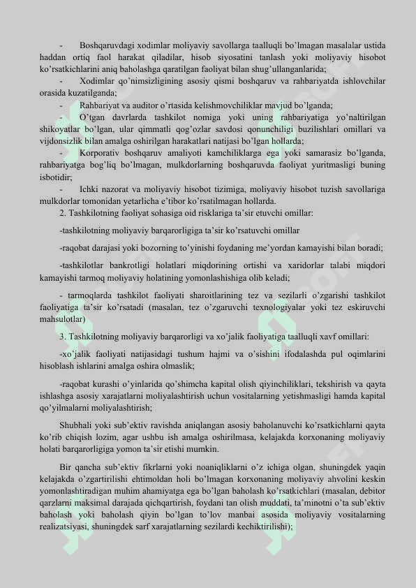 ichki audit o'tkazish 4