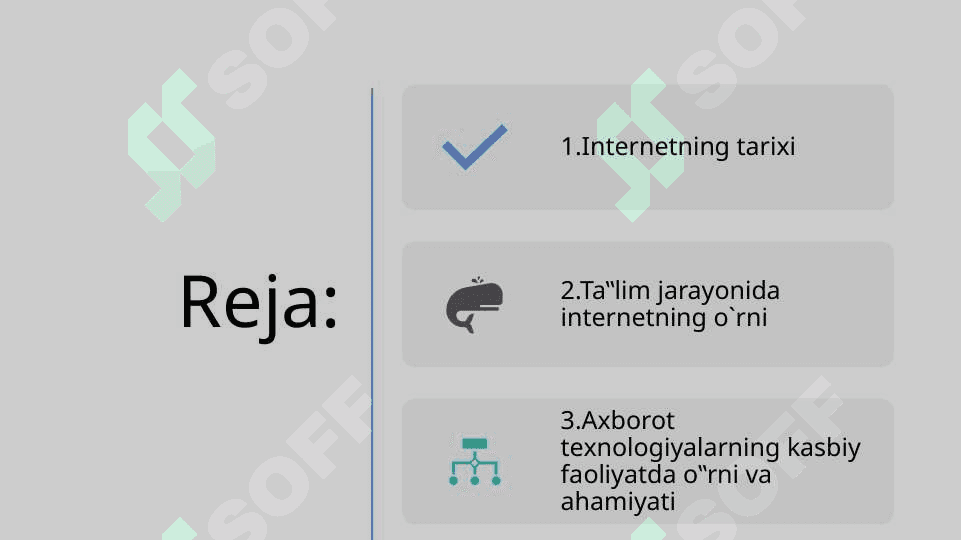 AXBOROT-KOMMUNIKATSIYA TEXNOLOGIYALARIDAN ISH 2