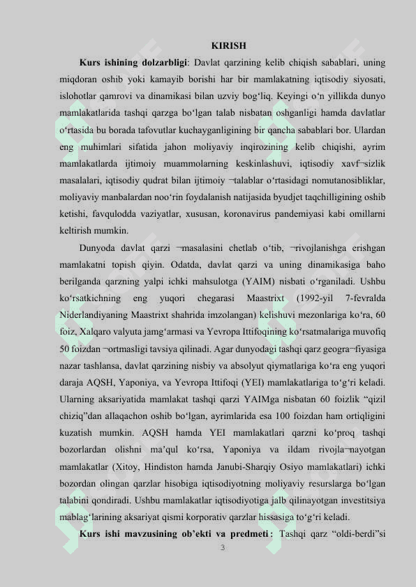 ICHKI VA TASHQI DAVLAT QARZINING OʻZARO BOGʻLIQLIGI 3