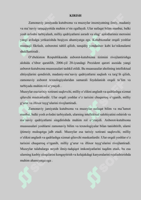 Kutubxona va muzey-ta’lim,tarbiya va axborot maskani 2