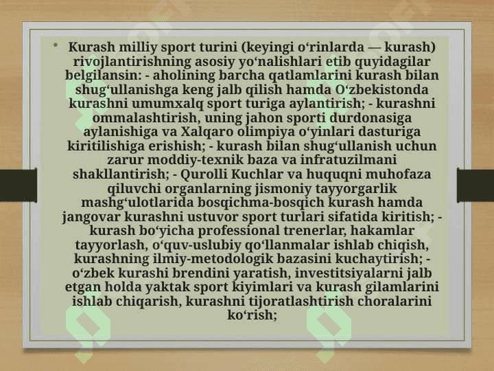 KURASH BO'YICHA MUSOBAQA QOIDALARI VA HAKAMLIK QILISH ASOSLARI. 3