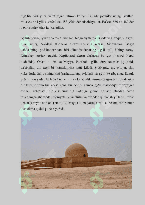 Buddaviylik dining paydo bulish tarixi, asosiy talimotlari, oqimlari va manbalari 3