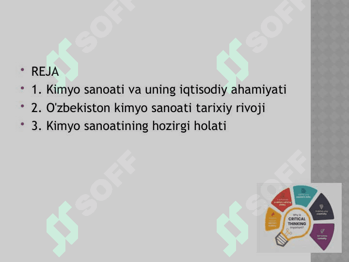 Iqtisodiyotni modernizatsiyalash sharoitida O'zbekiston kimyo sanoati rivojlanishi 2