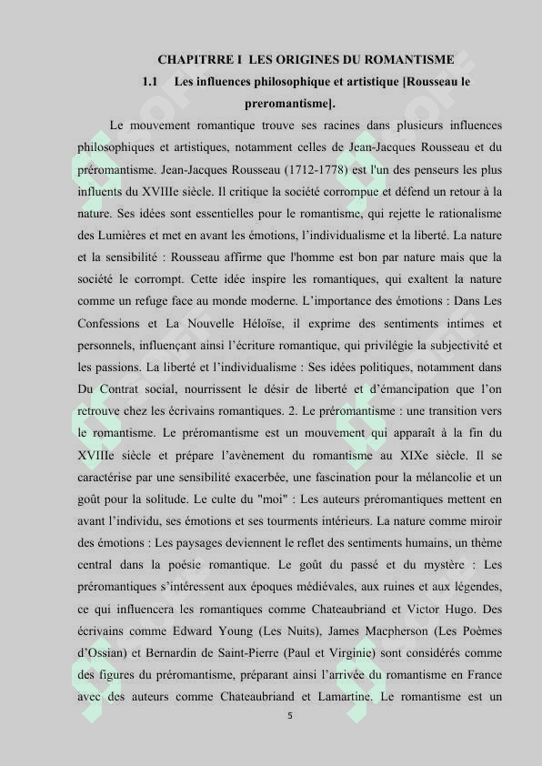 La littérature française.  Le romantisme 4