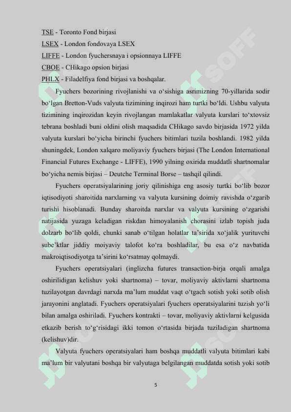 FYUCHERS SHARTNOMALARINI AMALIY XOLATI TAXLILINI OʻRGANISH 5