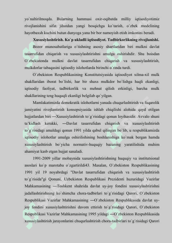 Mustaqillik yillarida O`zbekistondagi ijtimoiy-iqtisodiy taraqqiyot.doc 7
