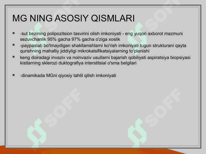Ko'krak bezi kasalliklarining rentgen diagnostikasi 3